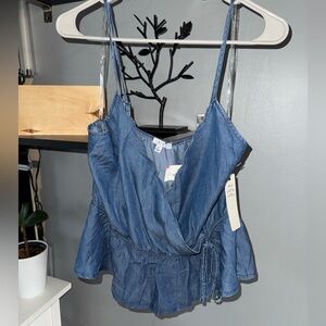 Iris Denim Blue Camisole Top